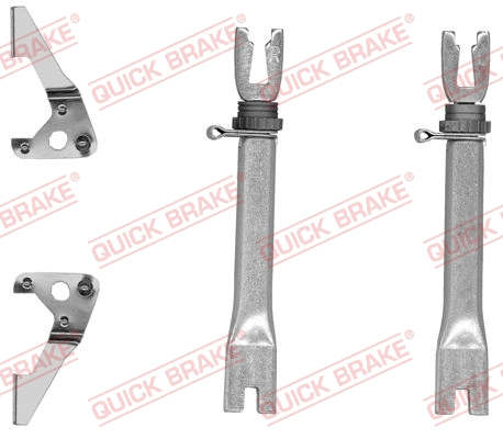 Būgninio stabdžio reguliatorių komplektas QUICK BRAKE 102 53 025