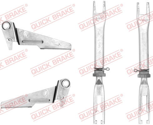 Būgninio stabdžio reguliatorių komplektas QUICK BRAKE 102 53 026