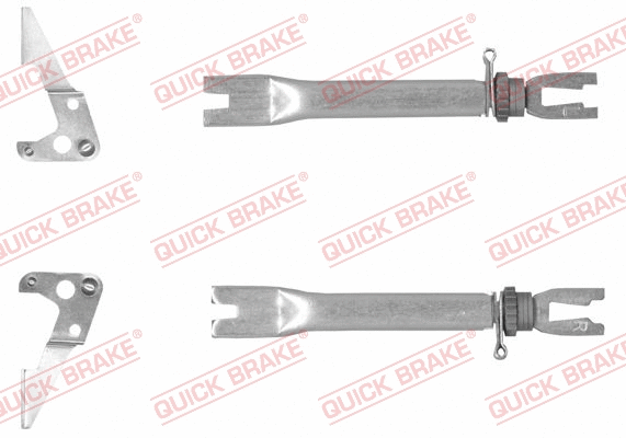 Būgninio stabdžio reguliatorių komplektas QUICK BRAKE 102 53 027