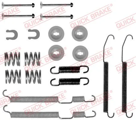 Stabdžių trinkelių priedų komplektas QUICK BRAKE 105-0075