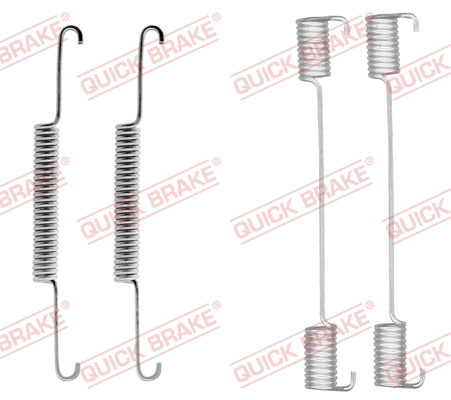 Stabdžių trinkelių priedų komplektas QUICK BRAKE 105-0520