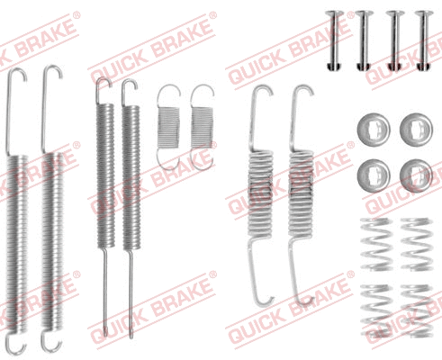 Stabdžių trinkelių priedų komplektas QUICK BRAKE 105-0598