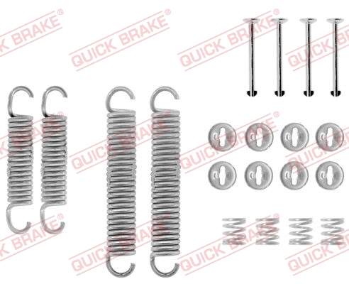 Stabdžių trinkelių priedų komplektas QUICK BRAKE 105-0601