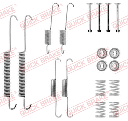 Stabdžių trinkelių priedų komplektas QUICK BRAKE 105-0613