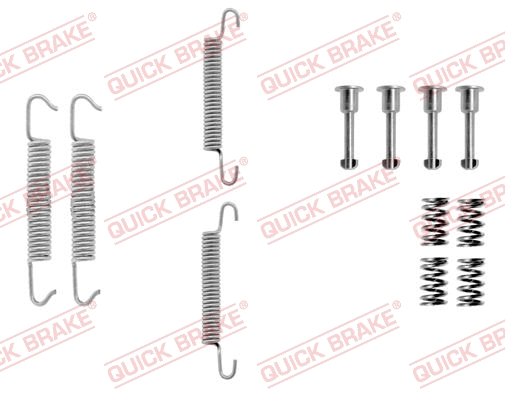 Stovėjimo stabdžių trinkelių priedų komplektas QUICK BRAKE 105-0621