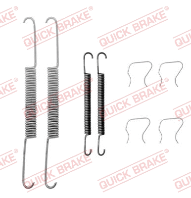 Stabdžių trinkelių priedų komplektas QUICK BRAKE 105-0631