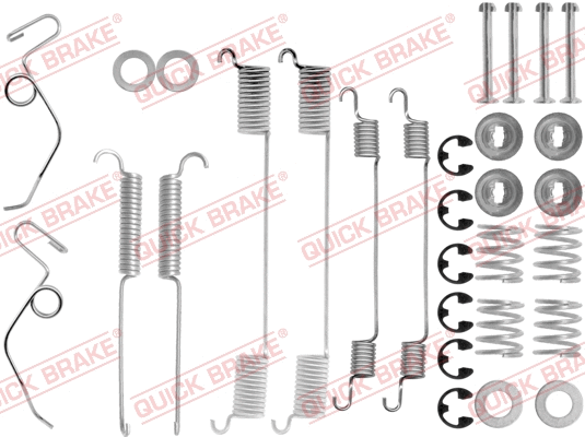 Stabdžių trinkelių priedų komplektas QUICK BRAKE 105-0642