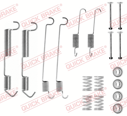 Stabdžių trinkelių priedų komplektas QUICK BRAKE 105-0646