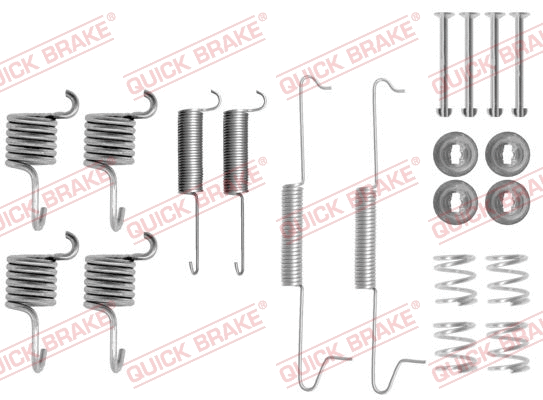 Stabdžių trinkelių priedų komplektas QUICK BRAKE 105-0649