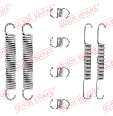 Stabdžių trinkelių priedų komplektas QUICK BRAKE 105-0662