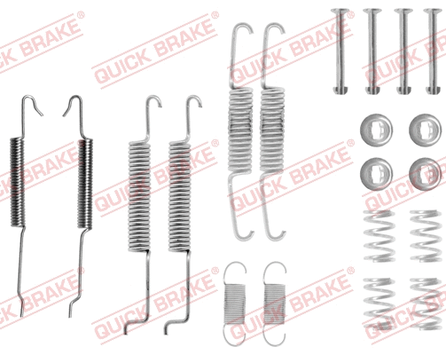 Stabdžių trinkelių priedų komplektas QUICK BRAKE 105-0680