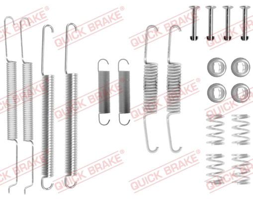 Stabdžių trinkelių priedų komplektas QUICK BRAKE 105-0681