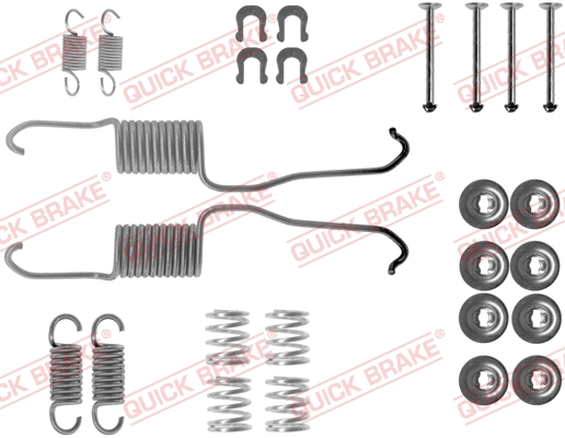 Stabdžių trinkelių priedų komplektas QUICK BRAKE 105-0684