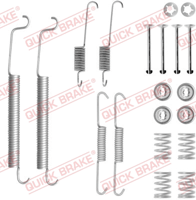 Stabdžių trinkelių priedų komplektas QUICK BRAKE 105-0756