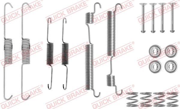 Stabdžių trinkelių priedų komplektas QUICK BRAKE 105-0770