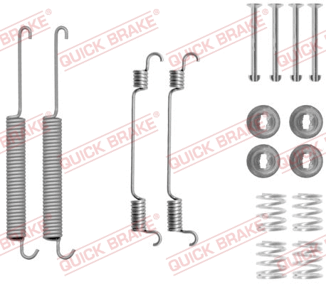 Stabdžių trinkelių priedų komplektas QUICK BRAKE 105-0806