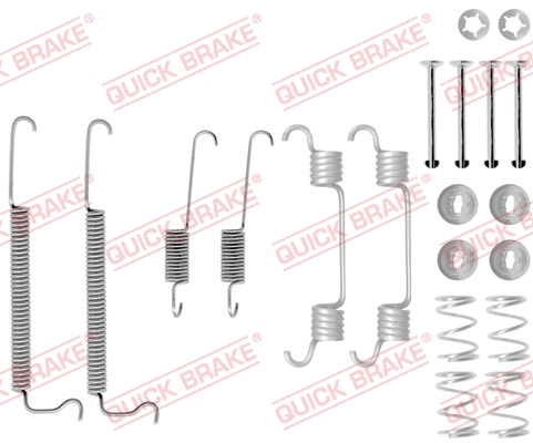Stabdžių trinkelių priedų komplektas QUICK BRAKE 105-0849