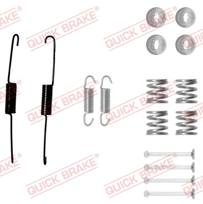 Stabdžių trinkelių priedų komplektas QUICK BRAKE 105-0879