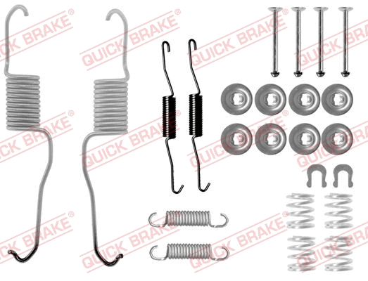 Stabdžių trinkelių priedų komplektas QUICK BRAKE 105-0886