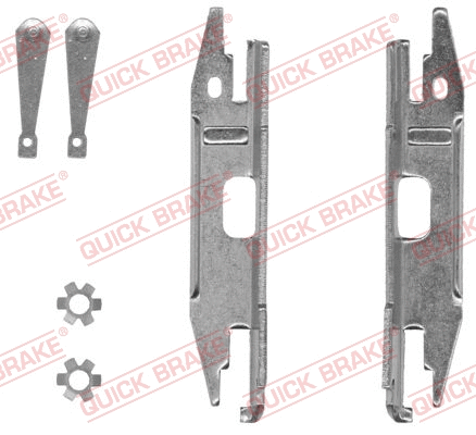 Būgninio stabdžio reguliatorių komplektas QUICK BRAKE 105 53 002
