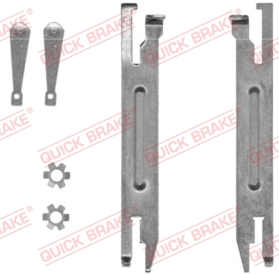 Būgninio stabdžio reguliatorių komplektas QUICK BRAKE 105 53 004