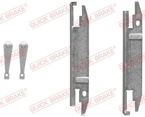 Būgninio stabdžio reguliatorių komplektas QUICK BRAKE 105 53 005