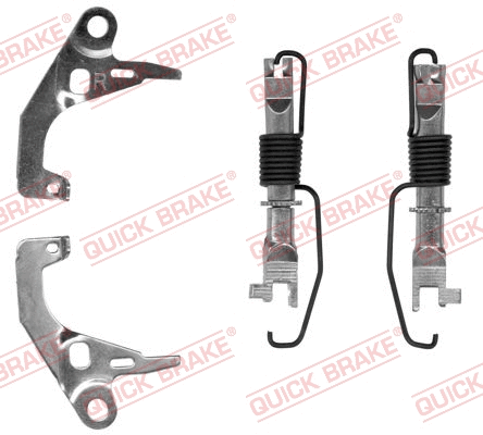 Būgninio stabdžio reguliatorių komplektas QUICK BRAKE 108 53 001