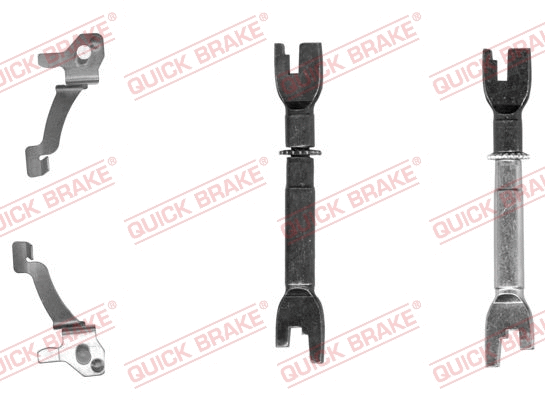 Būgninio stabdžio reguliatorių komplektas QUICK BRAKE 108 53 009