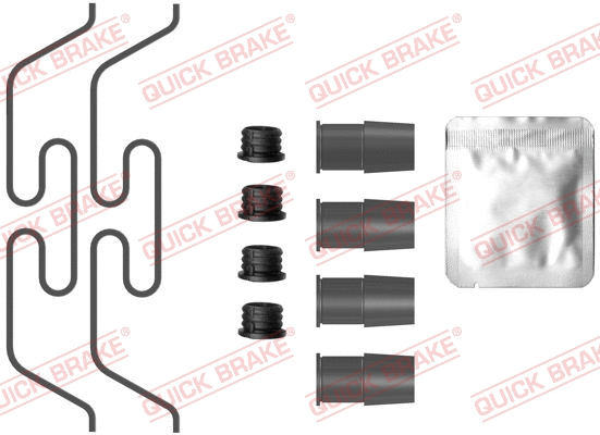 Diskinių stabdžių trinkelių priedų komplektas QUICK BRAKE 109-0086