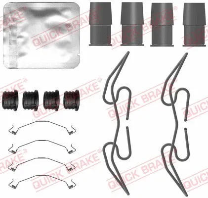 Diskinių stabdžių trinkelių priedų komplektas QUICK BRAKE 109-0134