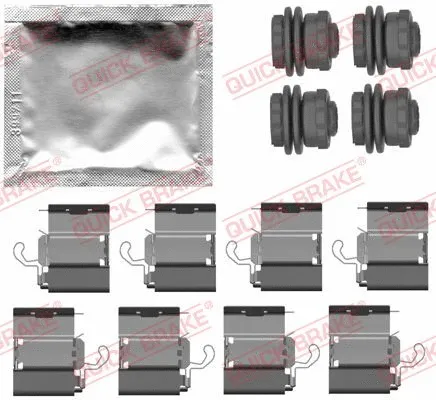 Diskinių stabdžių trinkelių priedų komplektas QUICK BRAKE 109-0140