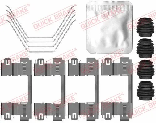 Diskinių stabdžių trinkelių priedų komplektas QUICK BRAKE 109-0146