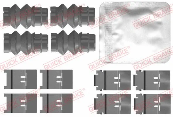 Diskinių stabdžių trinkelių priedų komplektas QUICK BRAKE 109-0152