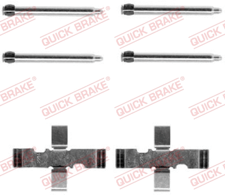 Diskinių stabdžių trinkelių priedų komplektas QUICK BRAKE 109-1101