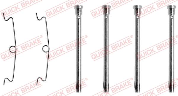 Diskinių stabdžių trinkelių priedų komplektas QUICK BRAKE 109-1113
