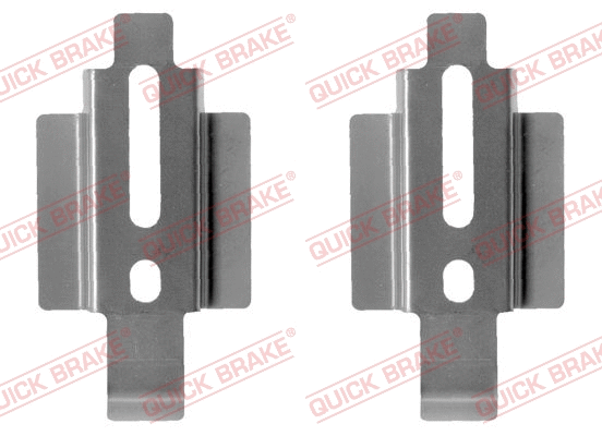 Diskinių stabdžių trinkelių priedų komplektas QUICK BRAKE 109-1178