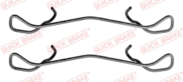 Diskinių stabdžių trinkelių priedų komplektas QUICK BRAKE 109-1189