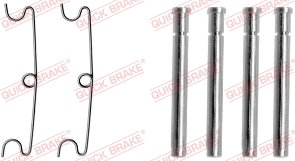 Diskinių stabdžių trinkelių priedų komplektas QUICK BRAKE 109-1190