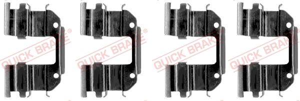 Diskinių stabdžių trinkelių priedų komplektas QUICK BRAKE 109-1285