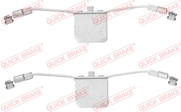Diskinių stabdžių trinkelių priedų komplektas QUICK BRAKE 109-1641
