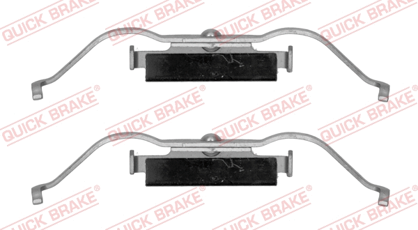 Diskinių stabdžių trinkelių priedų komplektas QUICK BRAKE 109-1747