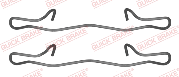 Diskinių stabdžių trinkelių priedų komplektas QUICK BRAKE 109-1755