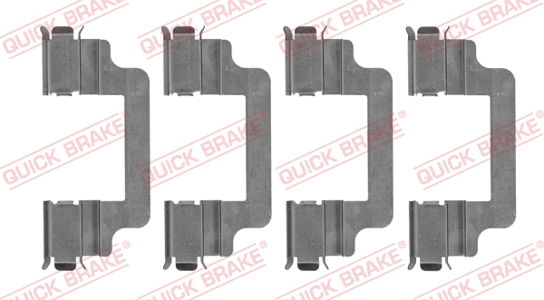 Diskinių stabdžių trinkelių priedų komplektas QUICK BRAKE 109-1779