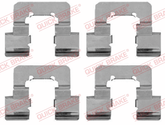 Diskinių stabdžių trinkelių priedų komplektas QUICK BRAKE 109-1781
