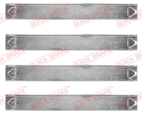 Diskinių stabdžių trinkelių priedų komplektas QUICK BRAKE 109-1857