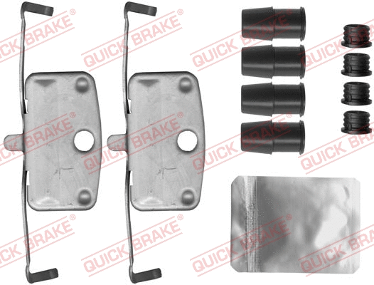 Diskinių stabdžių trinkelių priedų komplektas QUICK BRAKE 109-1882