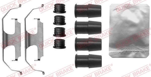 Diskinių stabdžių trinkelių priedų komplektas QUICK BRAKE 109-1889