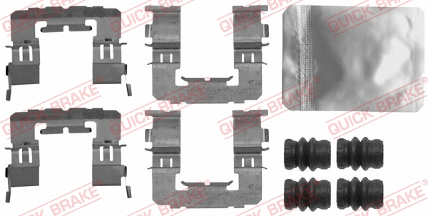 Diskinių stabdžių trinkelių priedų komplektas QUICK BRAKE 109-1891
