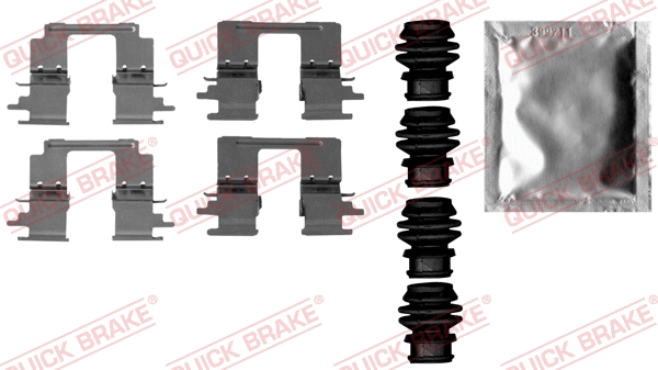 Diskinių stabdžių trinkelių priedų komplektas QUICK BRAKE 109-1896