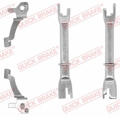 Būgninio stabdžio reguliatorių komplektas QUICK BRAKE 110 53 002